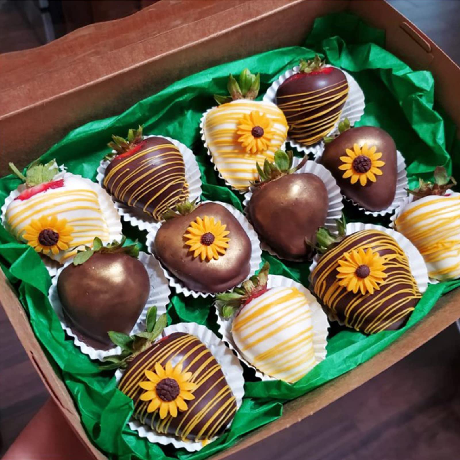 PFLYPF 2 stampi per foglie e 1 stampo per fiori, stampi in silicone, stampi per fondente in silicone, stampi per cioccolato, stampi artigianali, per fare torte, pane, cioccolato, fondente, ecc