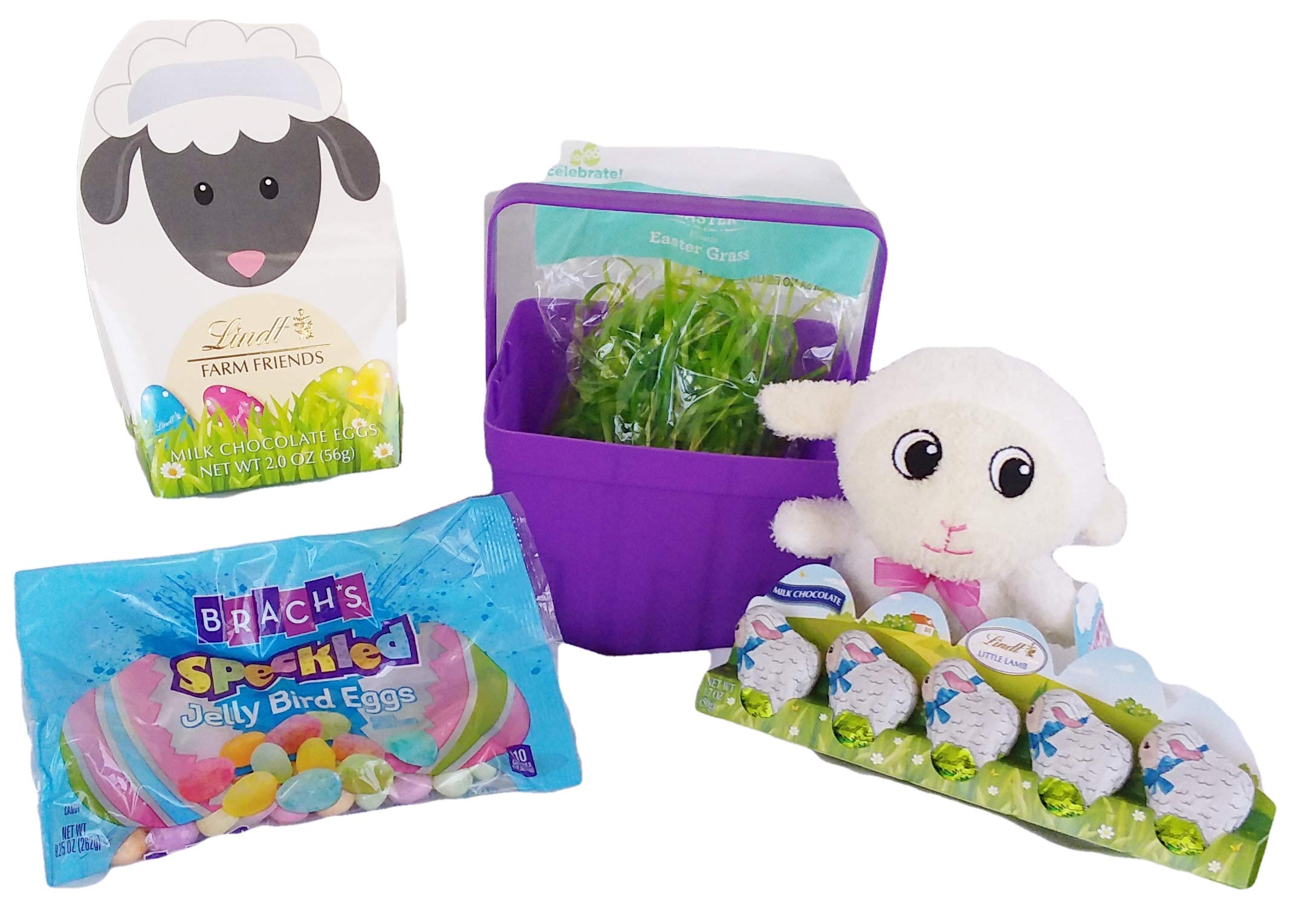 Buy Lindt Lamb Easter Basket 5 Mini Lindt Milk Chocolate Mini Lambs