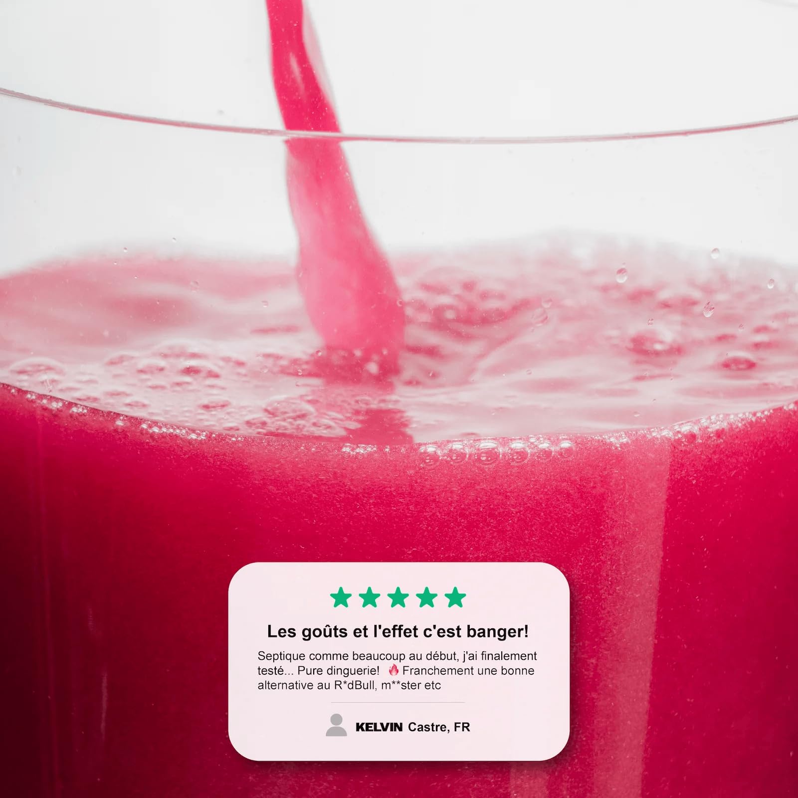 Rez® - Boisson Energisante Poudre Sans Sucre - 40 Doses - Aromes Naturels - 30 Calories - Fabrique en France - 400g - Cassis Framboise