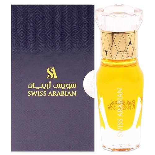 Swiss Arabian Mukhalat El Arais para Unisex – Productos de lujo de Dubai – Aceite de perfume personal de larga duración – Una fragancia seductora,