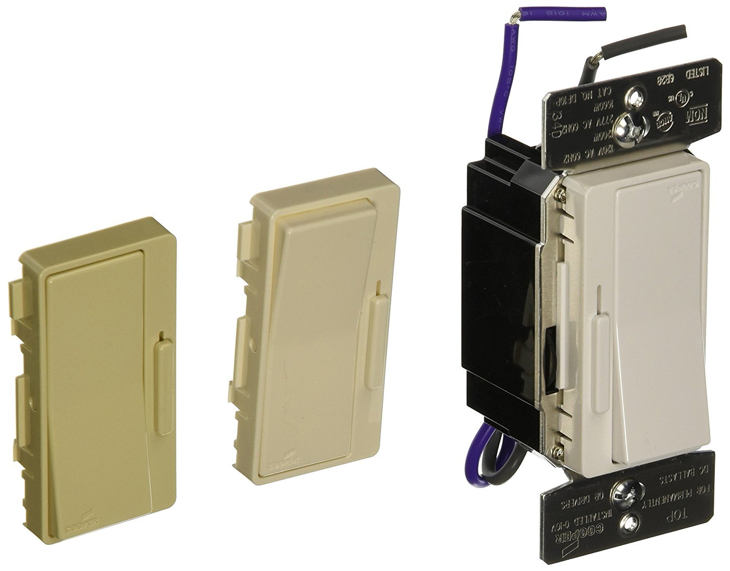 Eaton Controls DF10PC2 Decorator 010V Dimmer 120/277V with Color