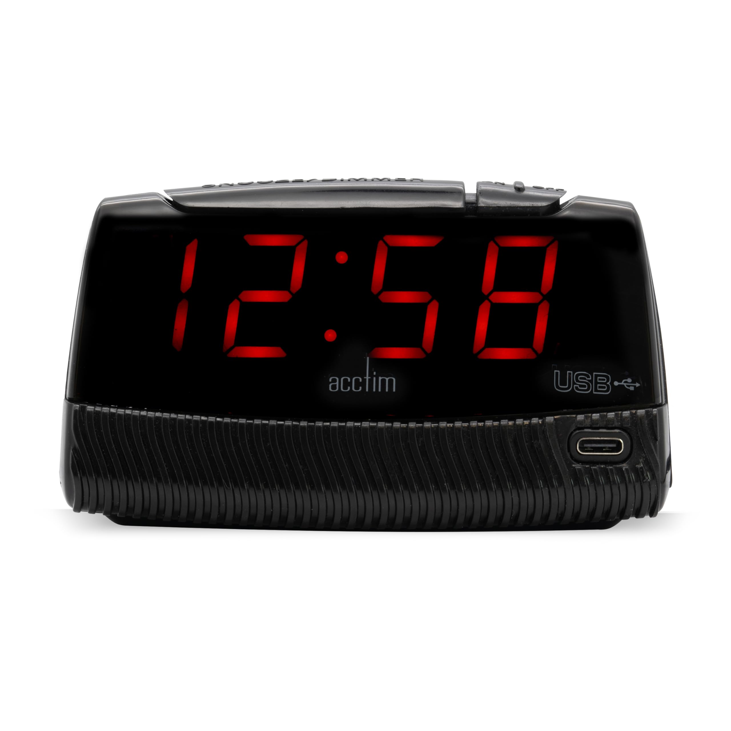 Acctim - Smart Connector Alarm Clock - 1.2 inch LED - Red