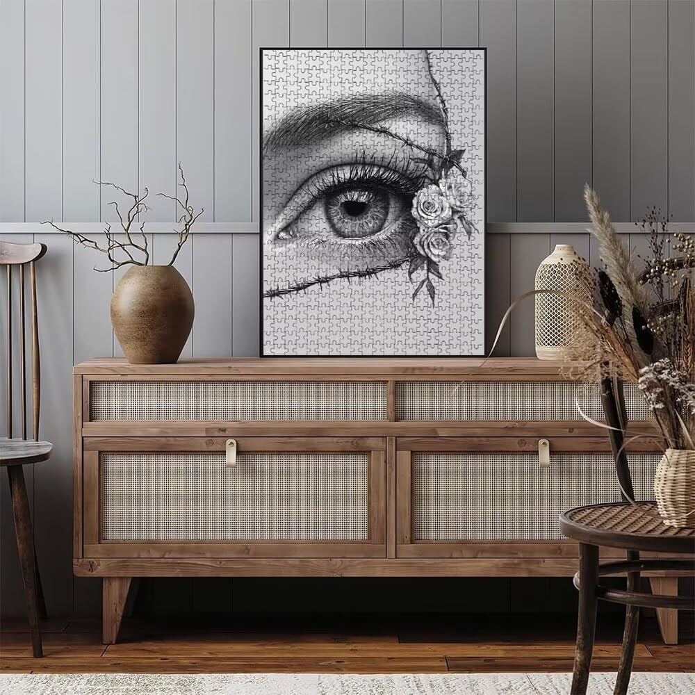Puzzle 4000 sztuk, kolce kwiatowe puzzle dla dorosłych 4000, drewniane puzzle, klasyczne gry edukacyjne, niemożliwe wyzwanie, rodzina gier, kreatywny prezent DX0YL1-494
