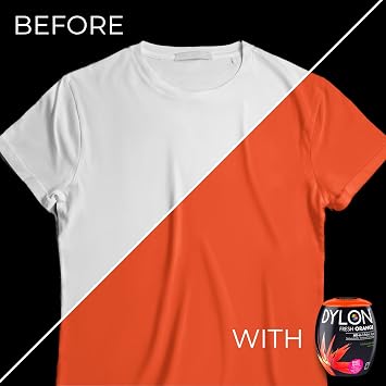 Dylon Washing Machine Fabric Dye Pod, Fresh Orange, 350g
