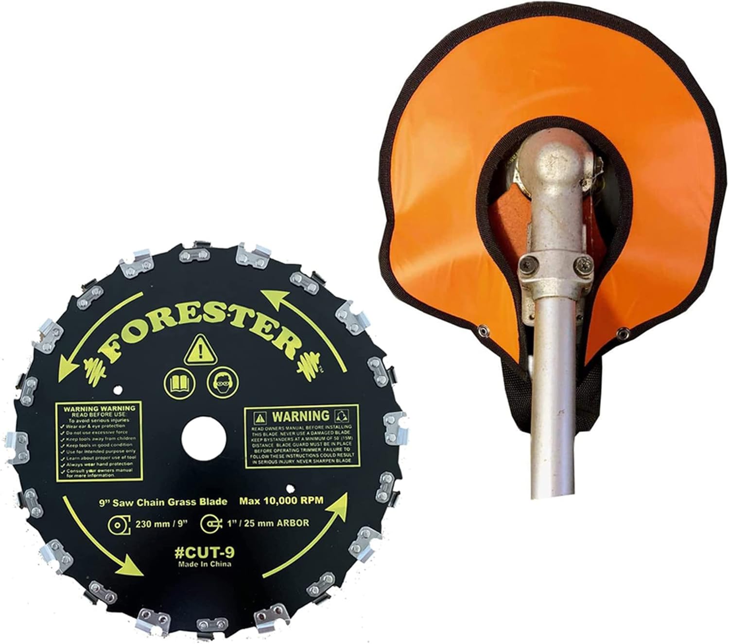 FORESTER Brush Cutter Blades and File Set Trimmer