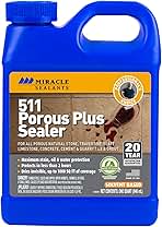 Miracle Sealants 511 Porous Plus Premium Countertop, Stone, and Tile Sealer, Quart