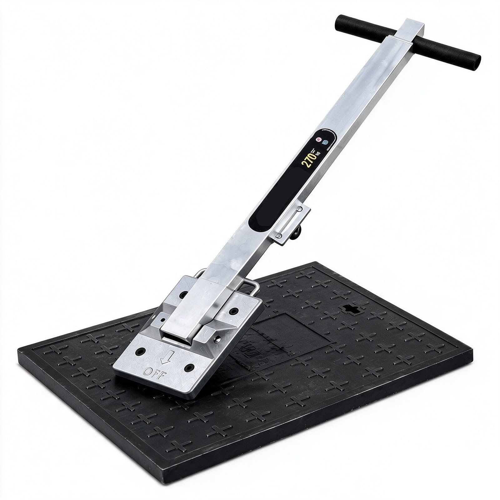 Sollevatore magnetico telescopico per tombini, capacità 270kg (595libbre) | Estrattore per coperchi di tombini con ruote e maniglia telescopica regolabile, per tombini, fosse settiche e coperchi