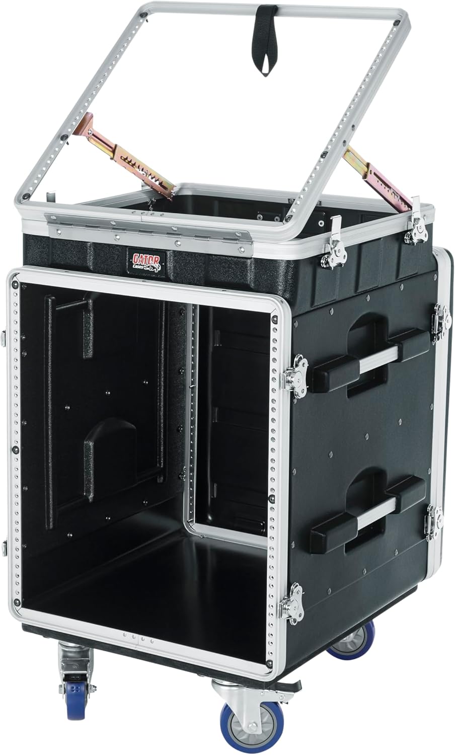 Gator Cases Soundcheck Series 10U Top, 12U Side Console Audio Rack (GRC-10X12 PU)