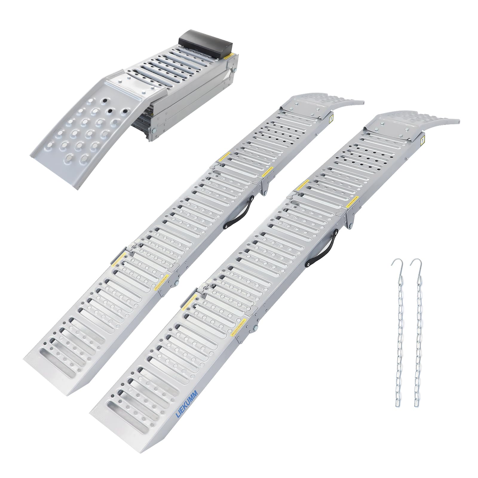 Amazon.co.jp: LIEKUMM 3つ折り ラダーレール 2本セット 長さ200cm 耐