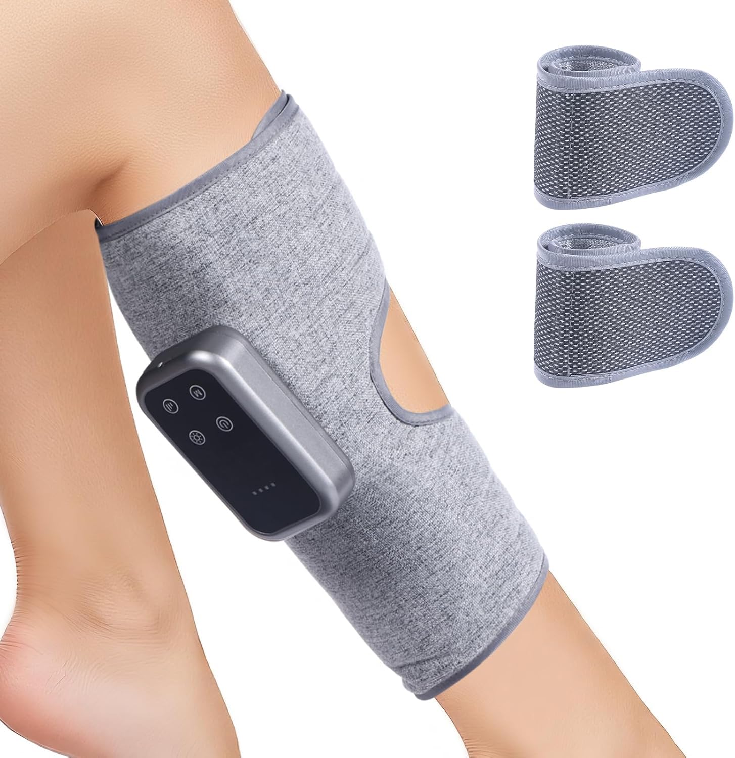 Photo 1 of ZHOUMADE Cordless Leg Massager with Heat and Compression, Rechargeable Leg Compression Massager for Circulation, Muscle Relaxation for Calf, Gifts for Dad Mom Men Women Gym Office Home (1 Piece)