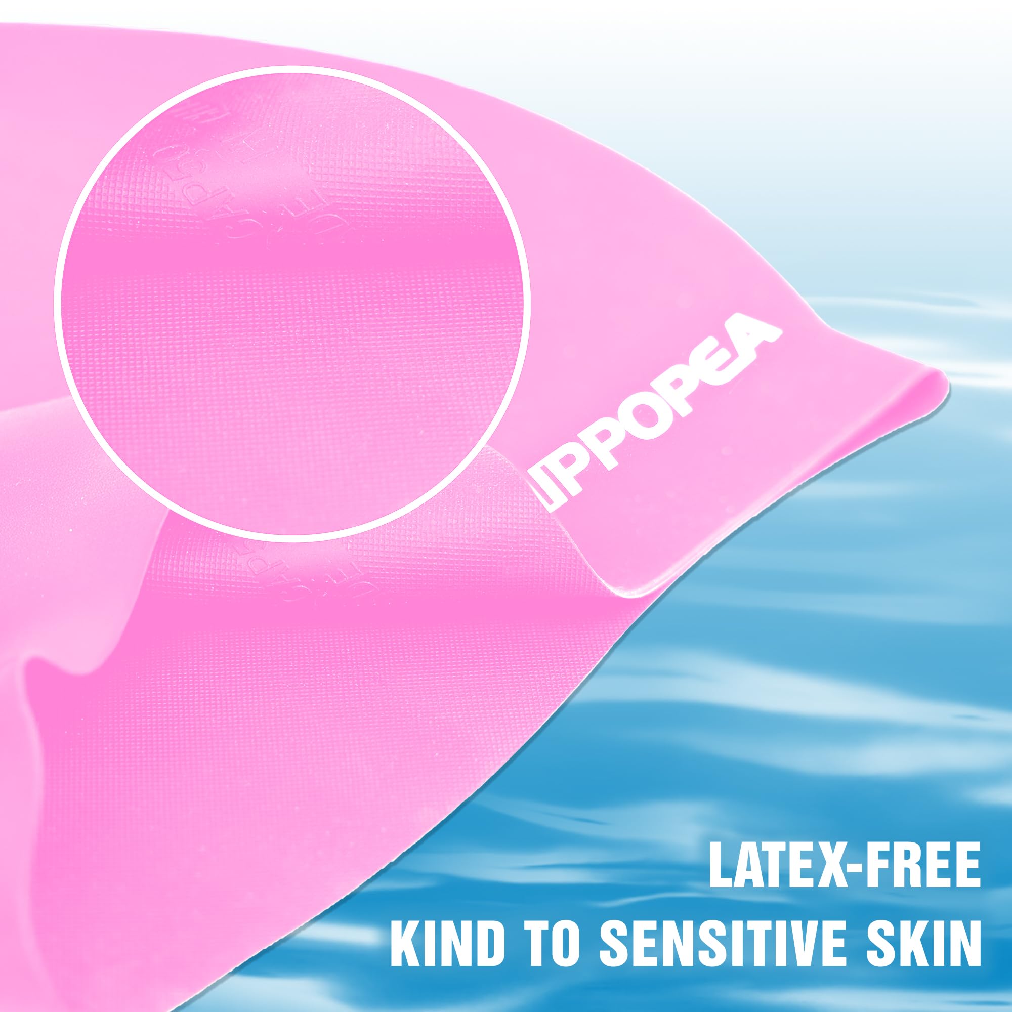 Gorro de natación de silicona para adultos, gorro de natación impermeable para mujeres y adultos, gorro de natación para hombres, comodidad duradera, antideslizante y cómodo, perfecto para