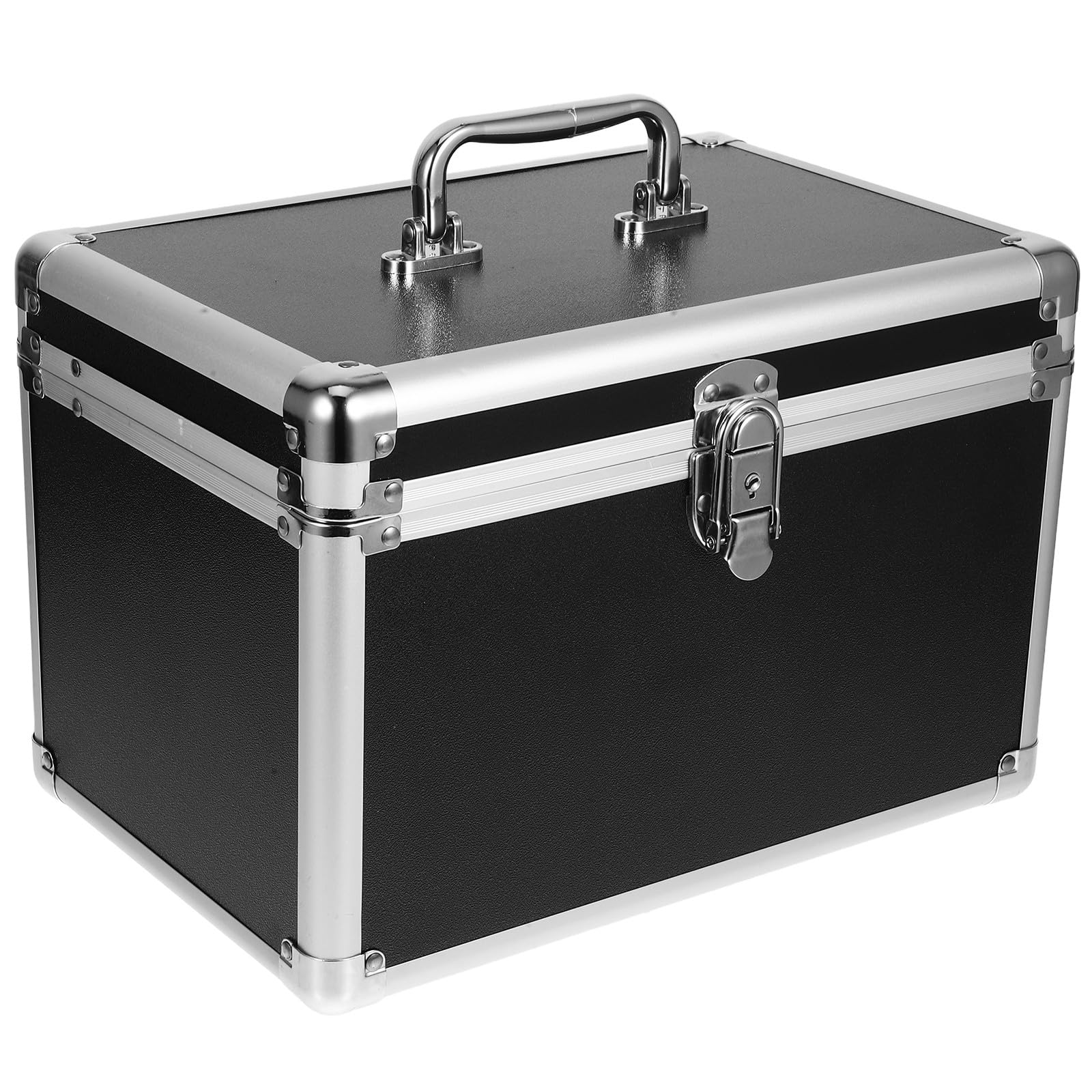 Caja Organizadora de Maquillaje Grande con Cerradura Segura Maletín de Viaje para Cosméticos Multifuncional Organizador de Belleza Resistente para Tocador y Baño