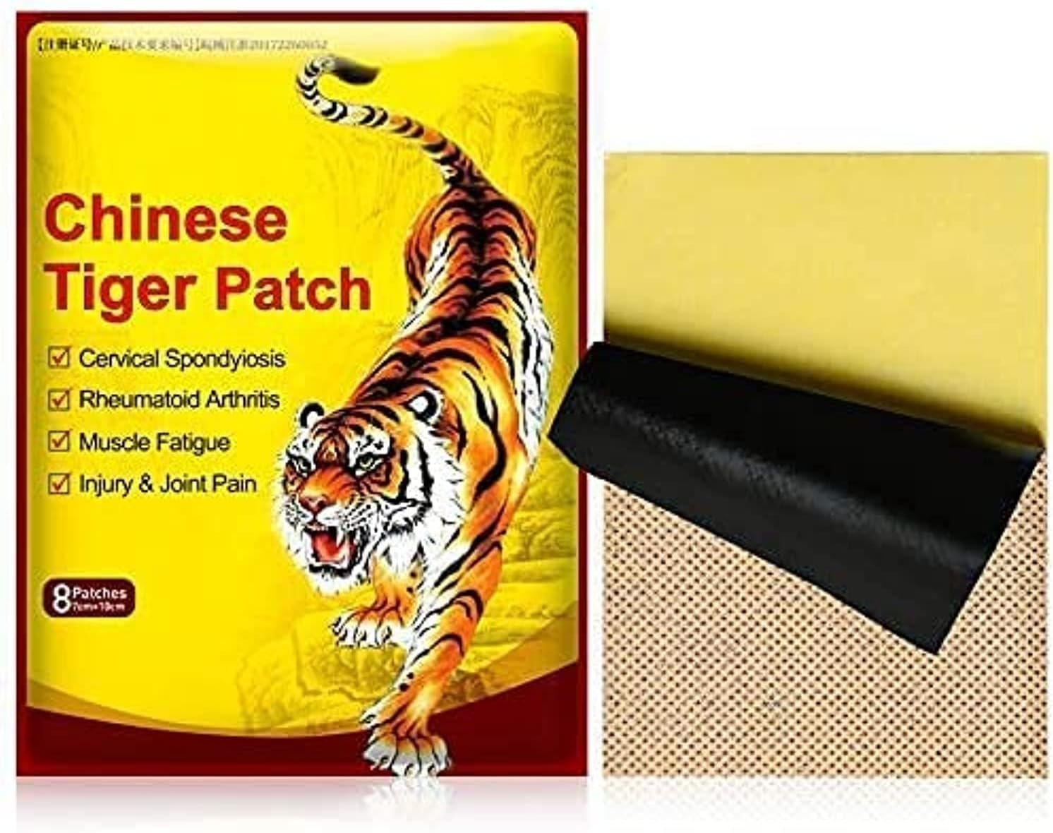 40pcs 5bags Tiger Patches Analgesic Plaster Arthritis Joint Back Pain Patch Neck Muscle Shoulders Body Herbal Plaster
