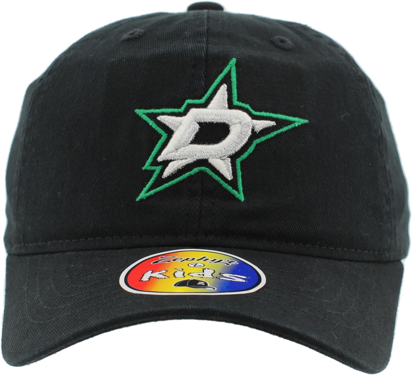 ZHATS NHL Unisex Kids NHL Officially Licensed Youth Adjustable Hat Scholarship Icon Black - Image 2