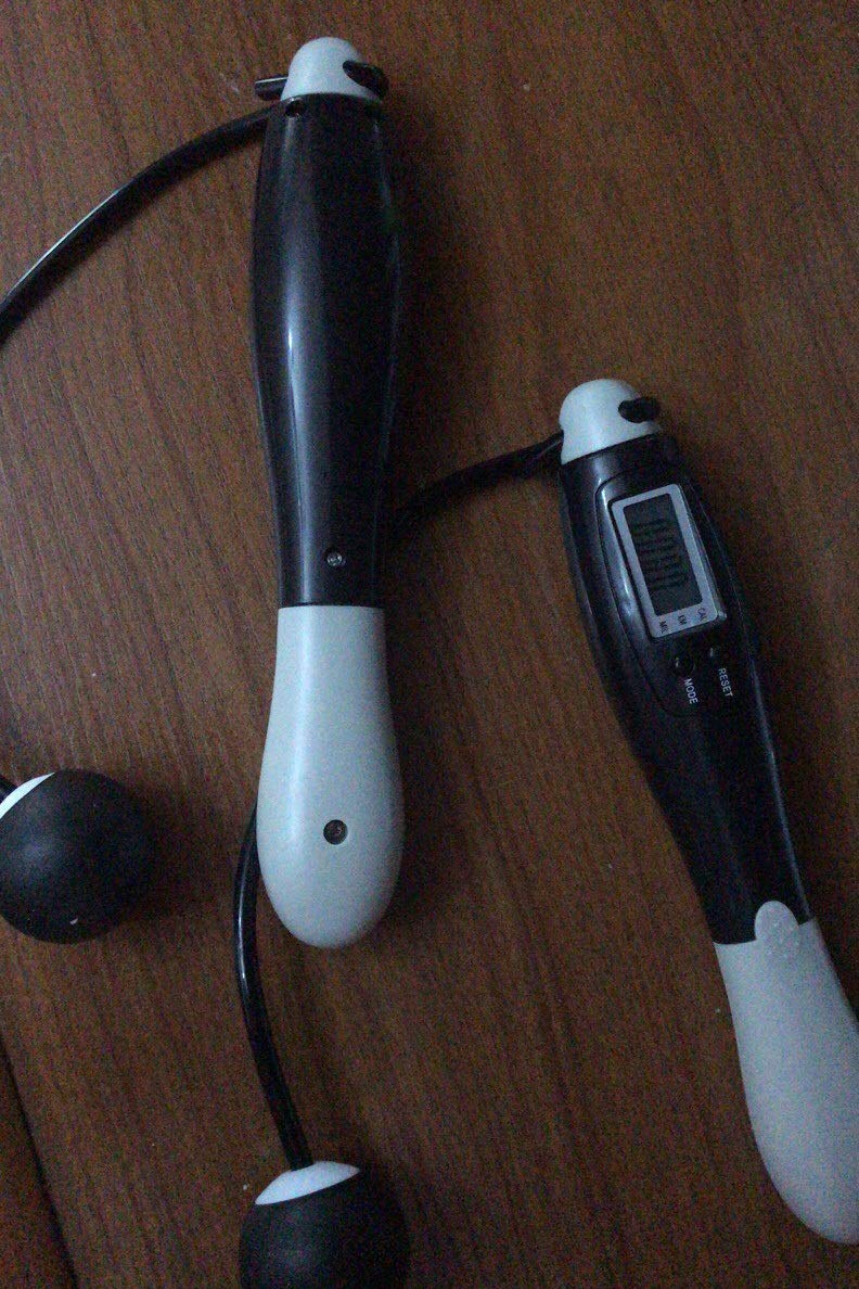 Count Jump Rope Fitness Sport Corde per saltare Cordless Smart Elettronico Digital Skip Portatile