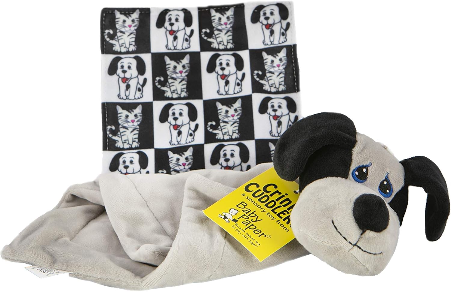 Baby Paper Doggy Crinkle Cuddler & Dog/Cat