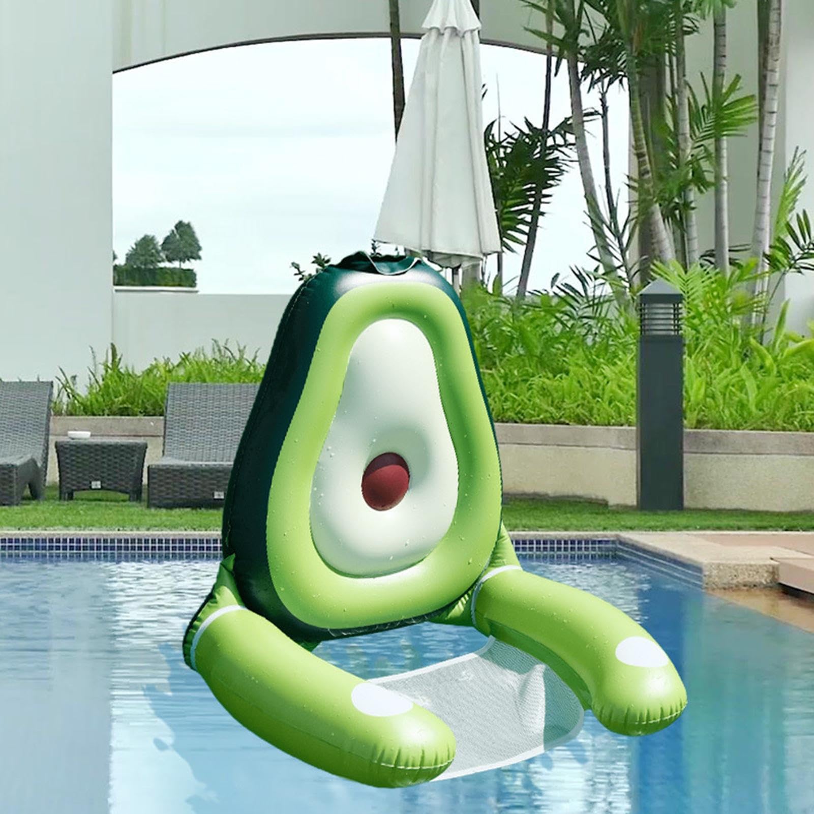 Vintix Wasserhängematte Luftmatratze Wasser Aufblasbarer Poolstuhl Schwimmstuhl für den Pool, Schwimmender Stuhl Schwimmhilfen Für Erwachsene Hängematte Spielzeug Spaß
