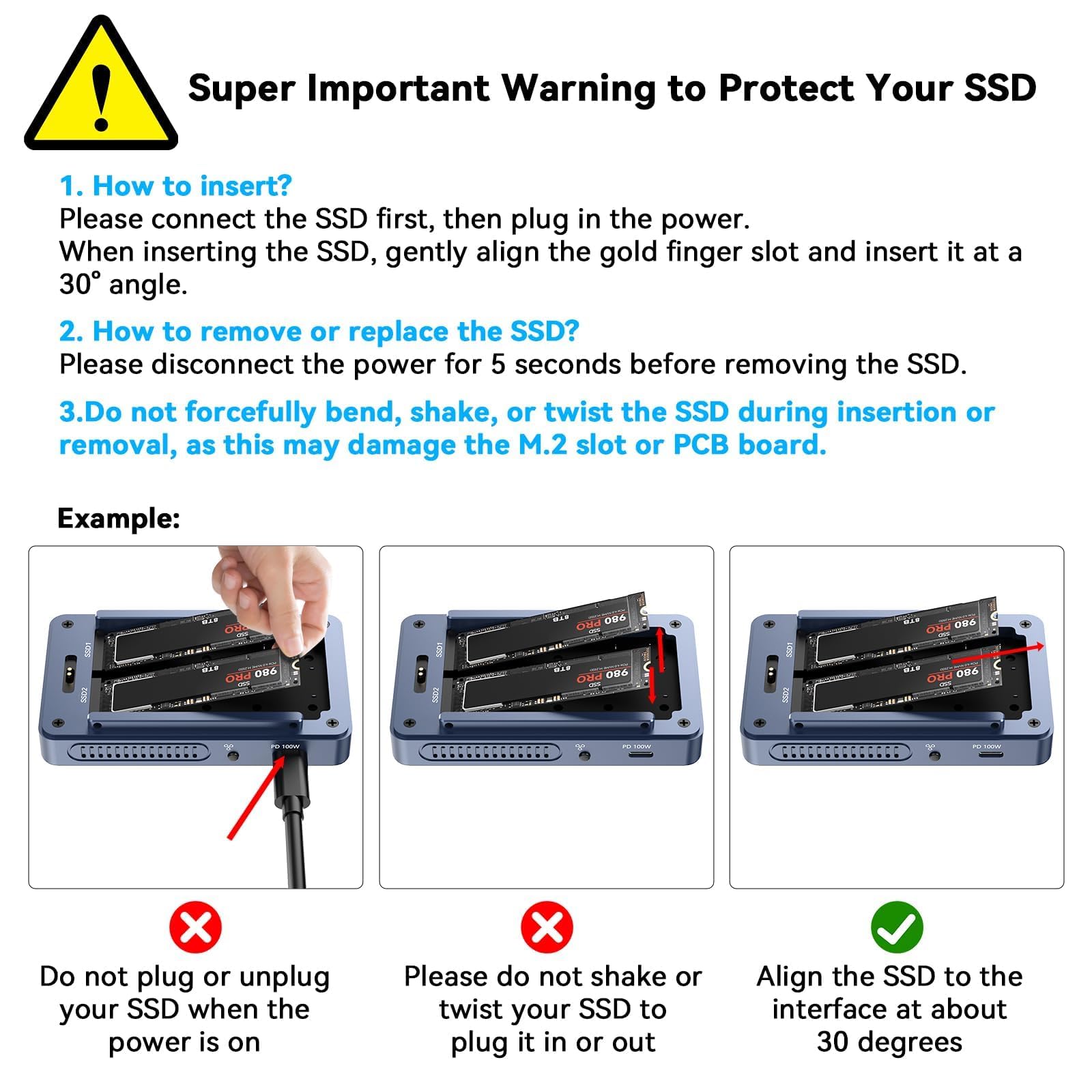 Acasis M.2 NVMe SSD Enclosure 40Gbps USB C Alluminio NVMe Enclosure PCIe 2280 M-Key (chiave B+M) stato solido Custodia esterna compatibile con Thunderbolt 4/3.2/3.1/3.0/Tipo C (TBU405PRO MAX-NEW)