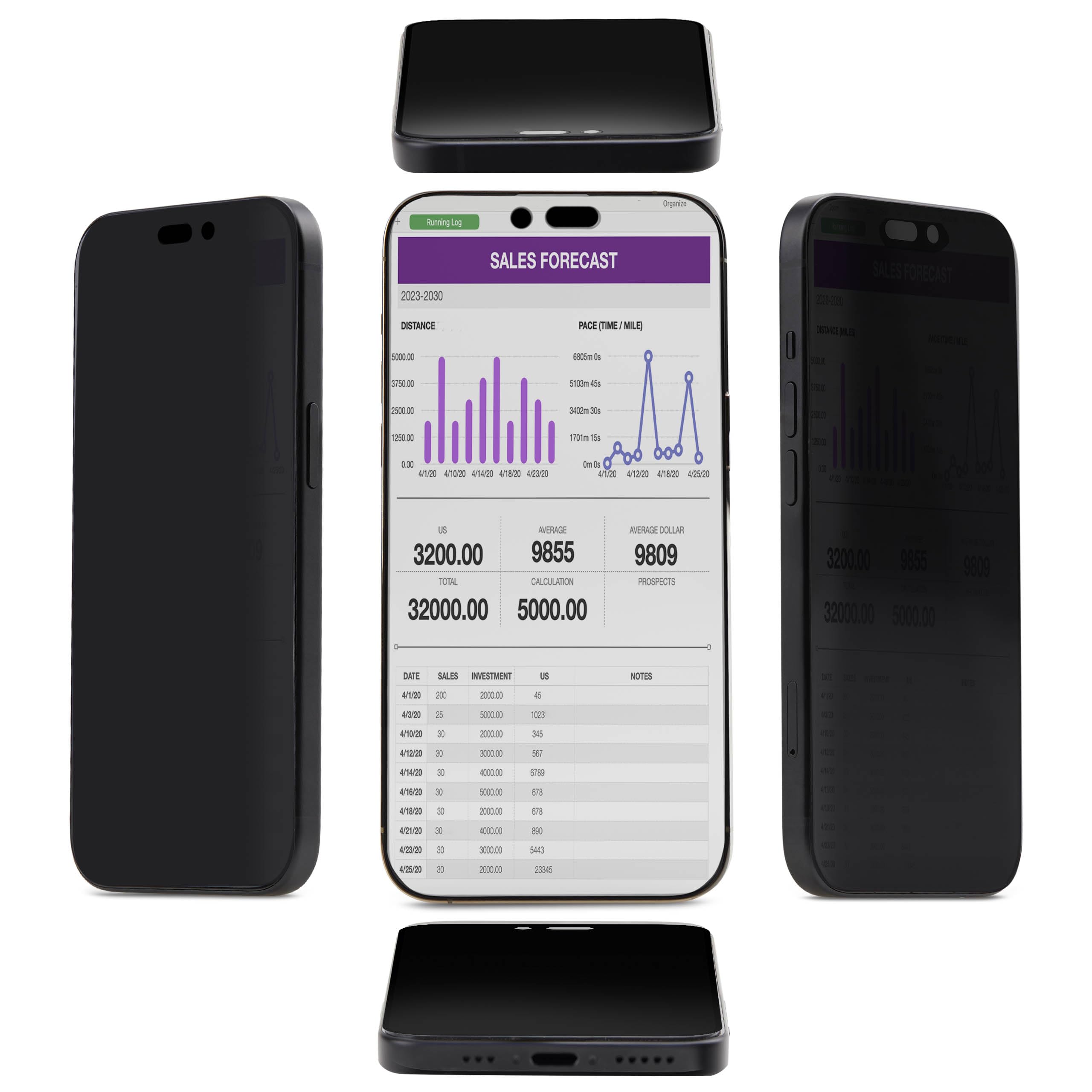 StarTech Filtro Privacy a 4 Direzioni per iPhone 16 PRO, Vetro Temperato | Formato Verticale e Orizzontale, Protezione Anti-Spia, Compatibile Touch Screen