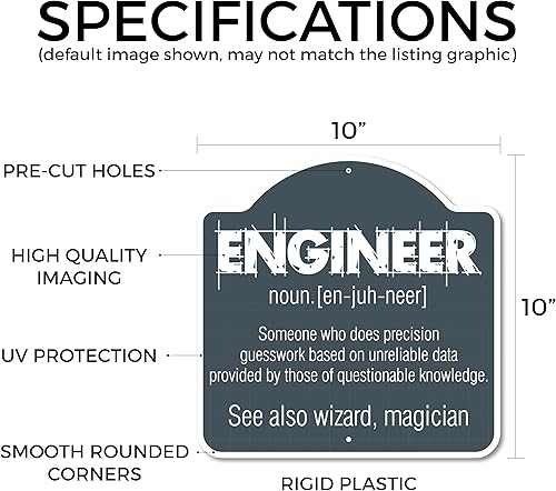 Miniatura 3 de Horrific Farter - Letrero de 10 x 10 pulgadas | Plástico para interiores y exteriores | SignMission Designer Smell Stink Fart Cumpleaños Whoopee