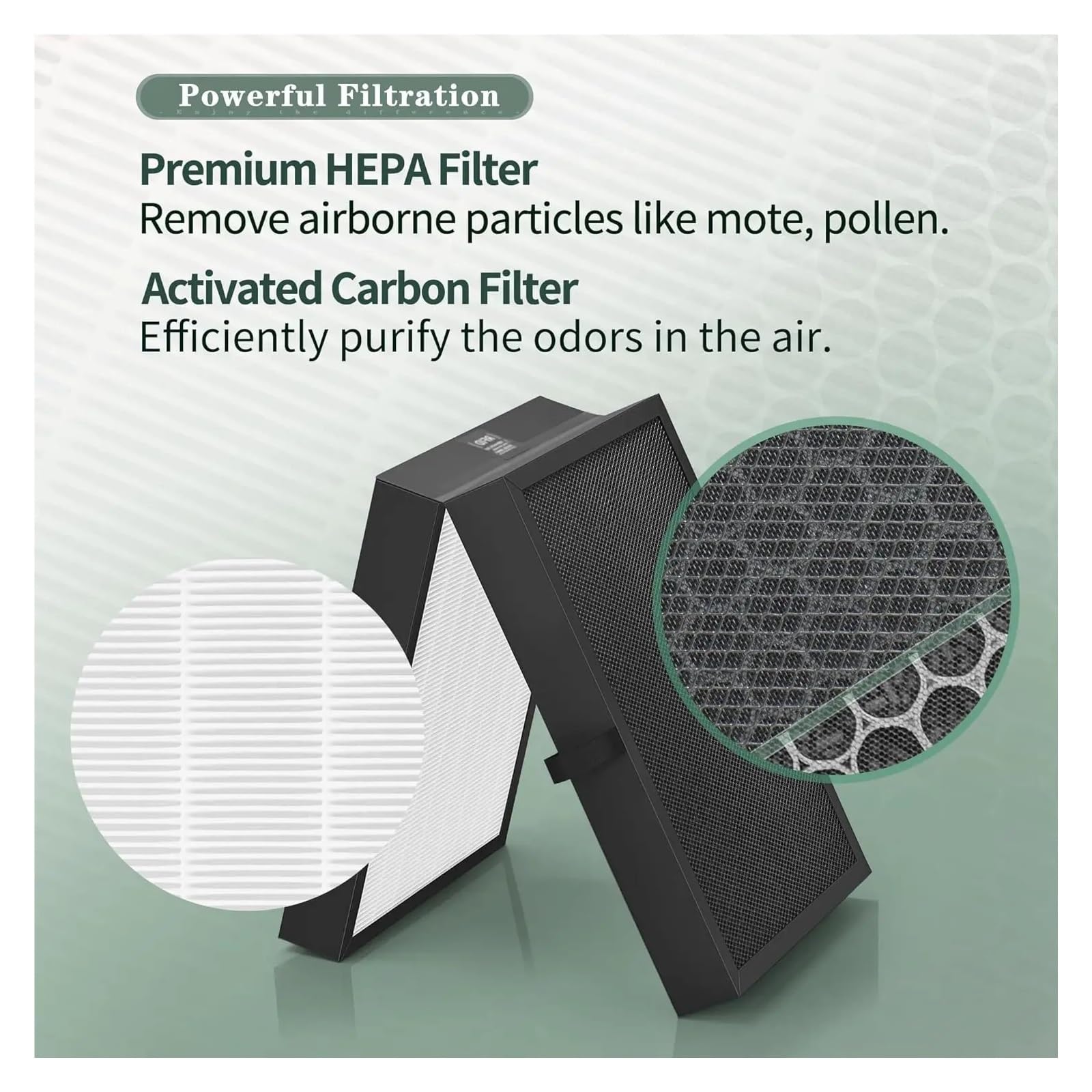 Filtro De Carbón Activado HEPA Verdadero 7400, Compatible Con Purificador De Aire Blueair Serie 7400 7410i 7470i, Alta Eficiencia, Bajo Nivel De Ruido, Larga Duración