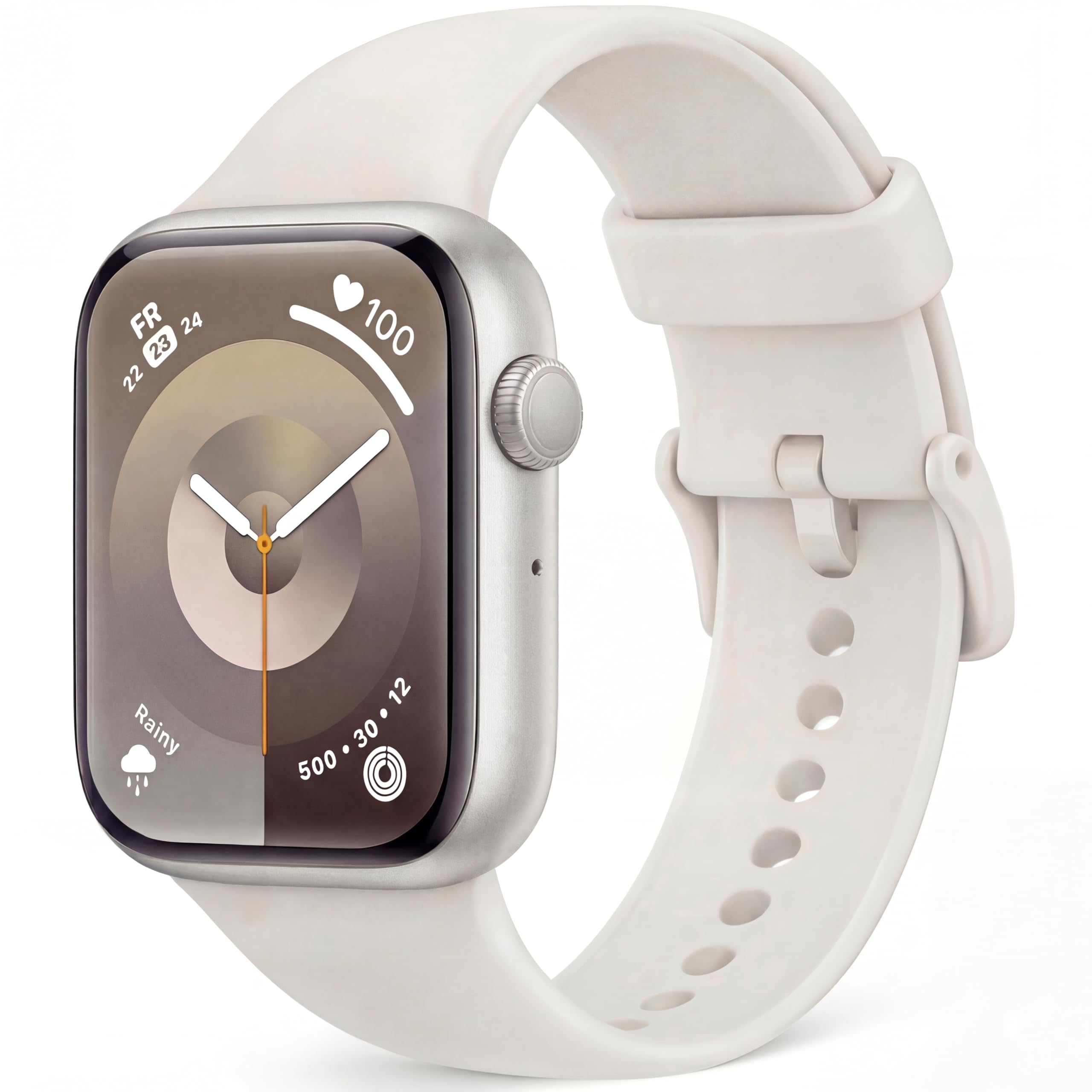 Photo 1 of Smart Watch, Fitness Watch for Women Men with 24/7 Heart Rate/Blood Pressure Monitor,Pedometer, Sleep Tracker, 120+ Sport Modes, IP68 Waterproof Activity&Fitness Tracker Compatible with Android iPhone