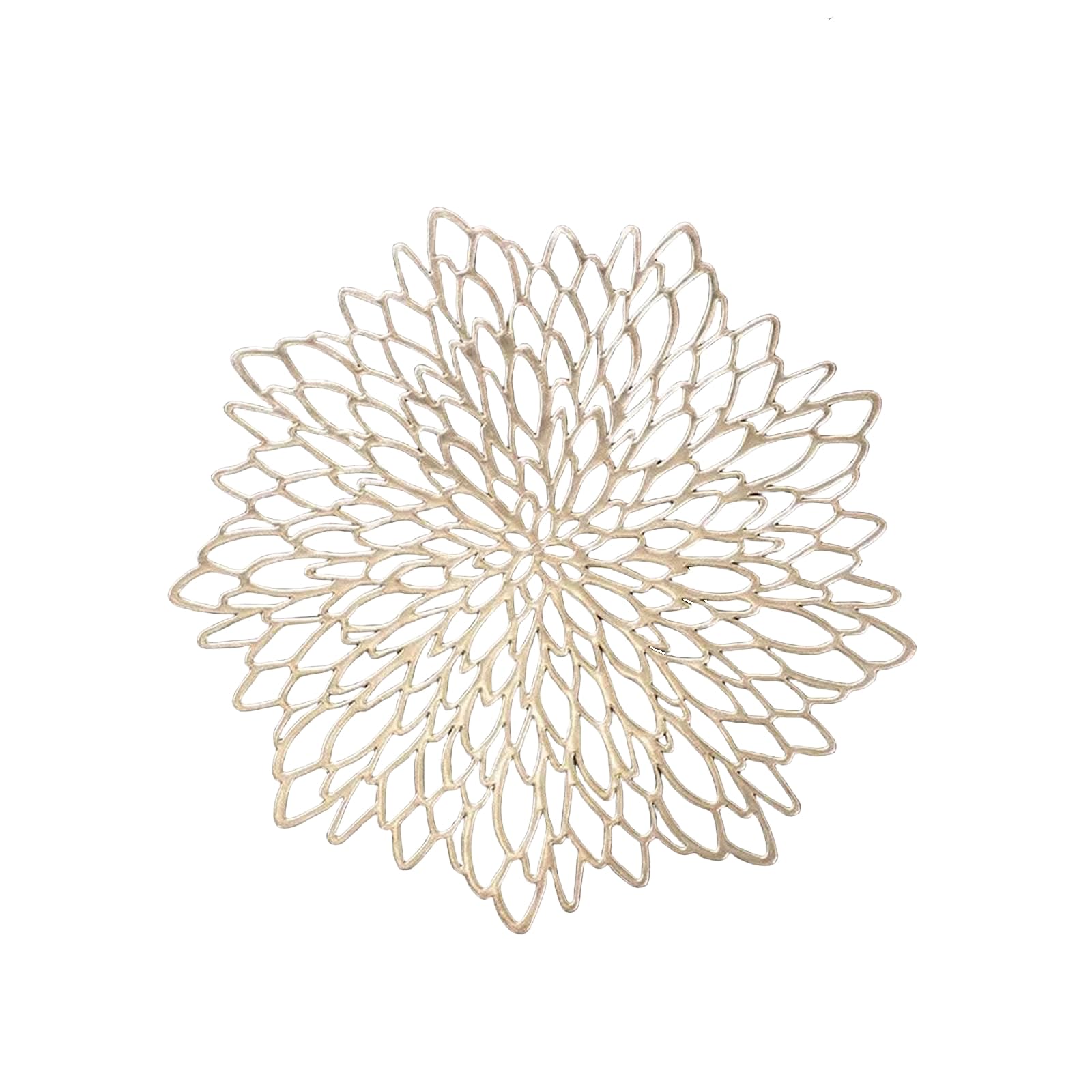 Tapis de table bronzant napperon en PVC creux au design ciselé de prestige