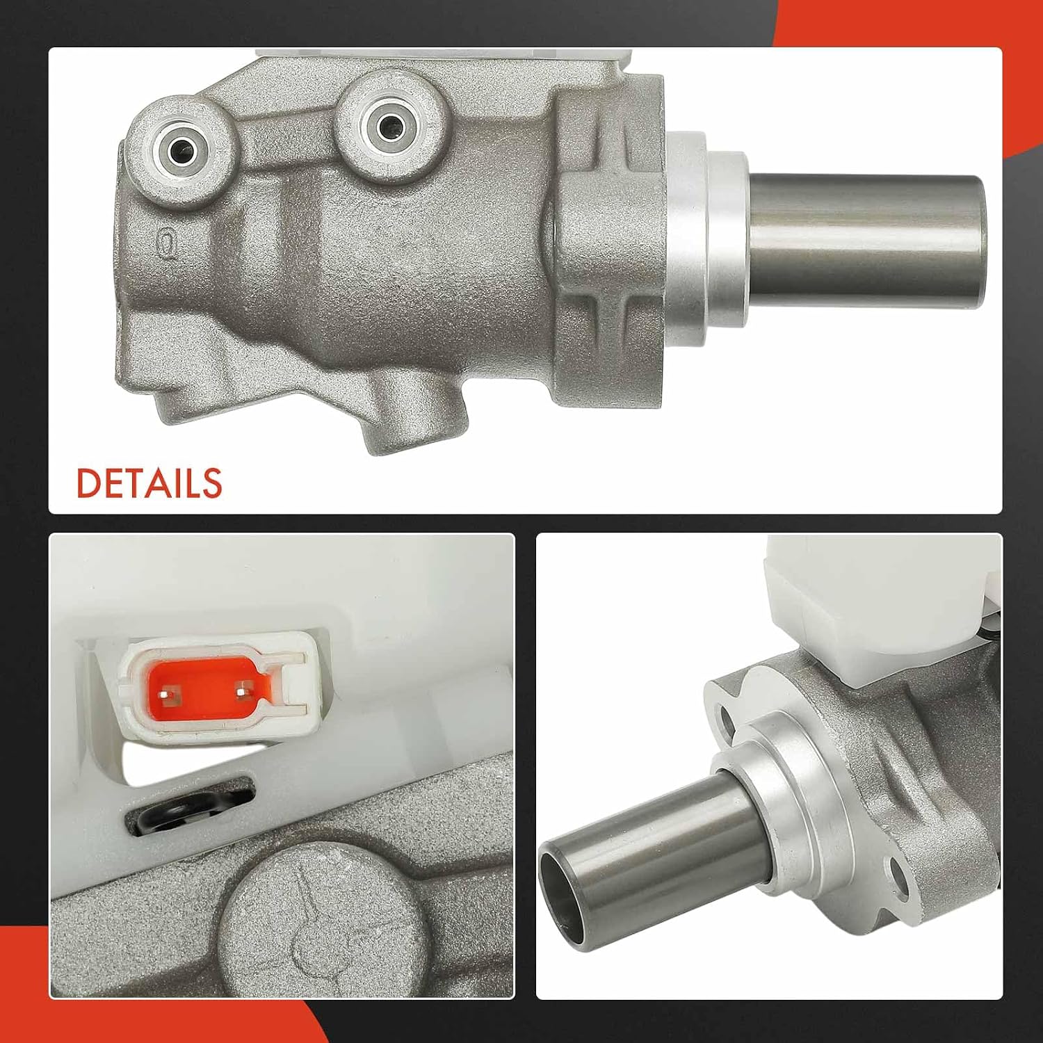A-Premium Brake Master Cylinder with Reservoir and Sensor Compatible with Infiniti Vehicles - FX35, FX45, 2003 2004 2005, Without Adaptive Cruise Control