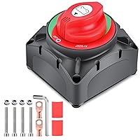 Vista 1 de Nilight Interruptor de Batería de Alta Corriente de 600A 12V 24V 48V ON OFF Interruptor Maestro de Corte de Energía de Batería de Servicio Pesado