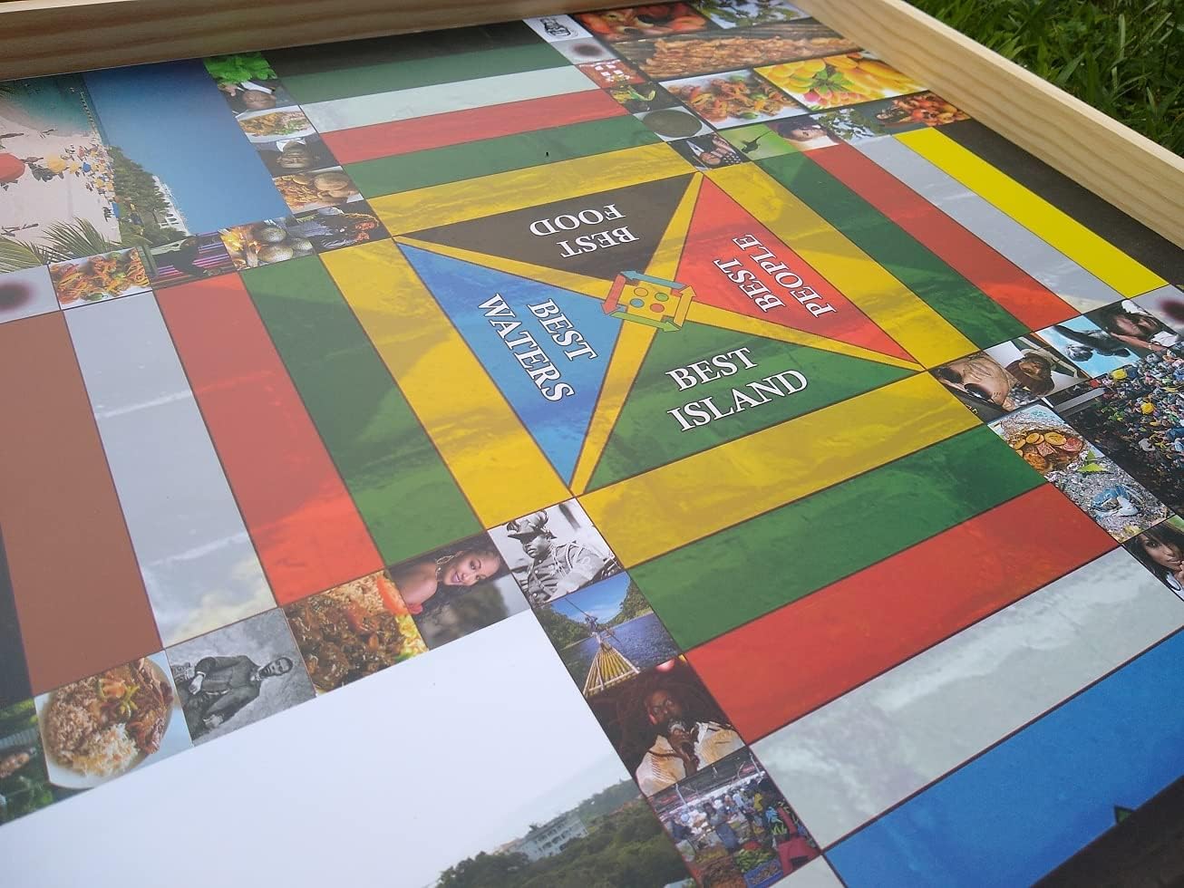 Jamaican Ludo - All About Jamaica Edition | 24in x 24in Board Game | Family Game Night Activity | Fun Easy Multi-Player Entertainment (Ludi/Ludy/Loodi)