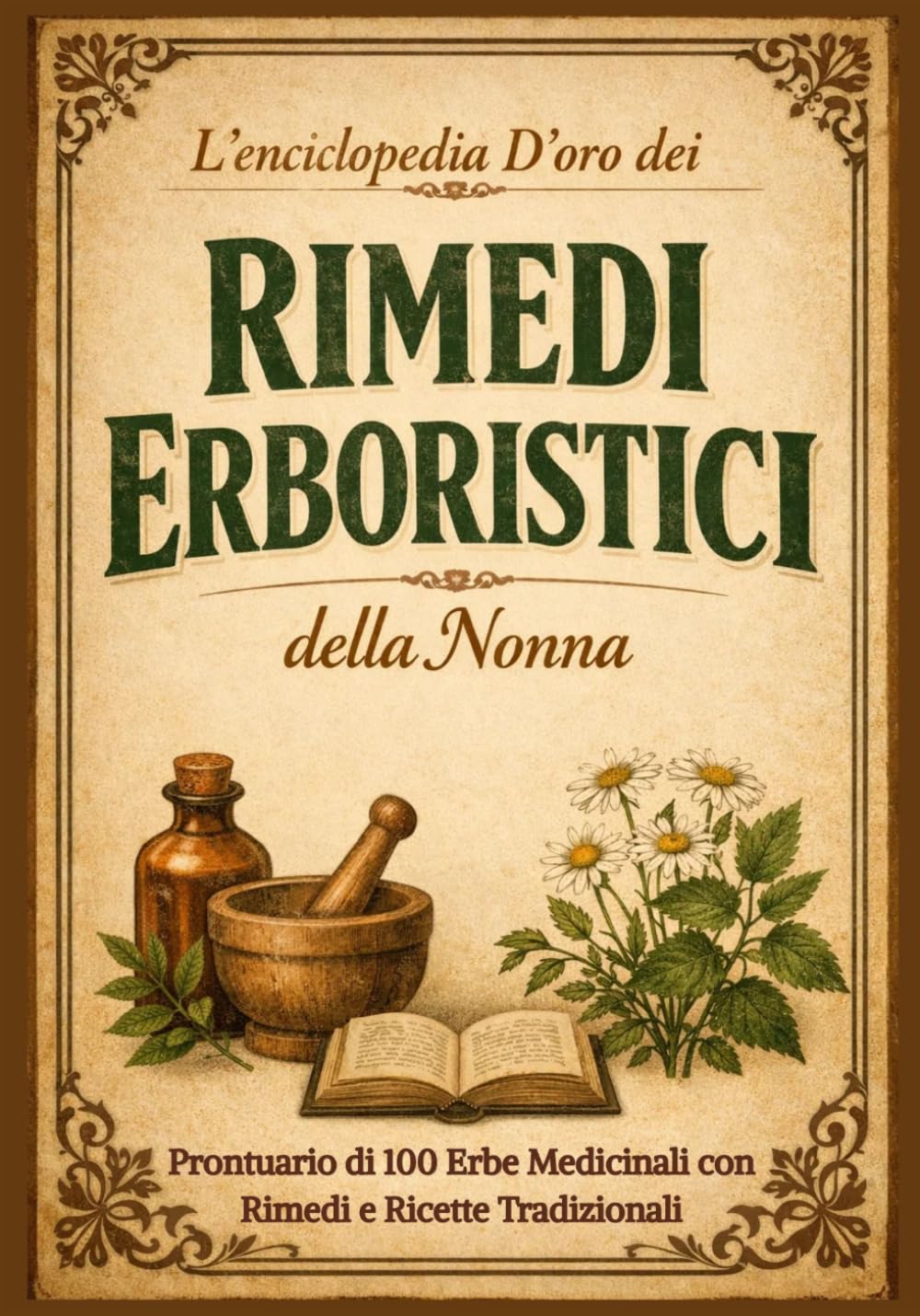 L’Enciclopedia D’oro dei rimedi Erboristici della Nonna: Prontuario di 100 Erbe Medicinali con Rimedi e Ricette Tradizionali.Guida a Tinture, Oli e Infusi per la Salute Naturale di Tutta la Famiglia