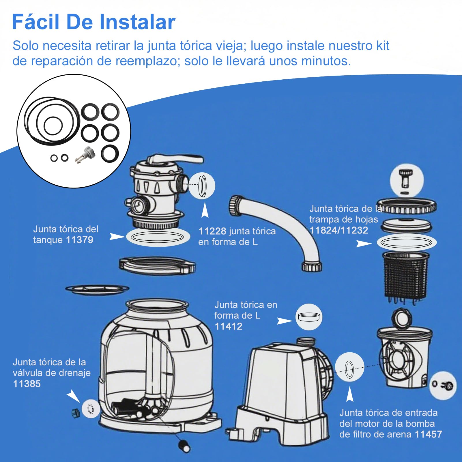Pièces De Rechange Pour Les Pompes à Filtre à Sable