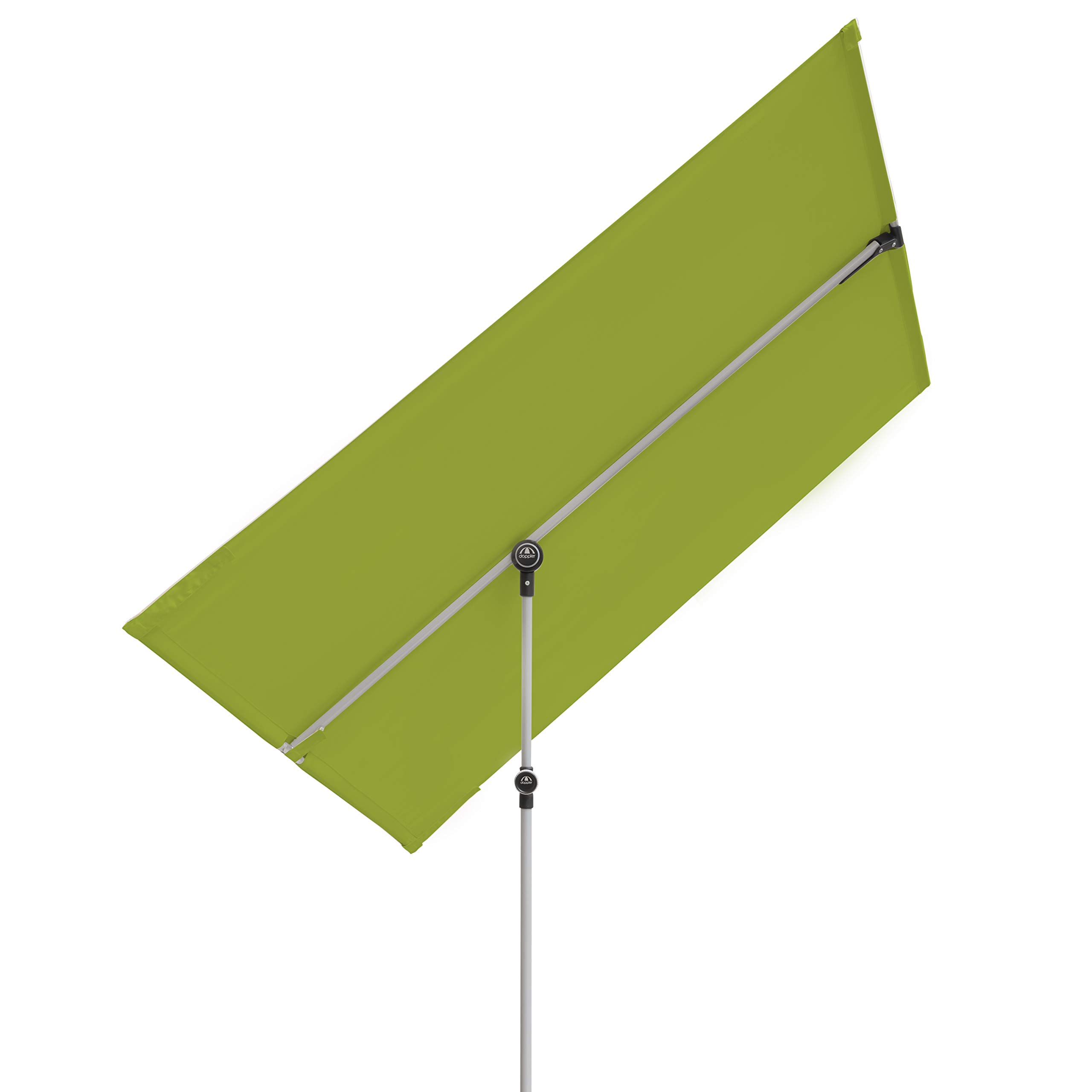 Doppler Active Balkonscherm, rechthoekige parasol, ideaal voor het balkon, met inkijkbescherming, 180 x 130 cm, groen