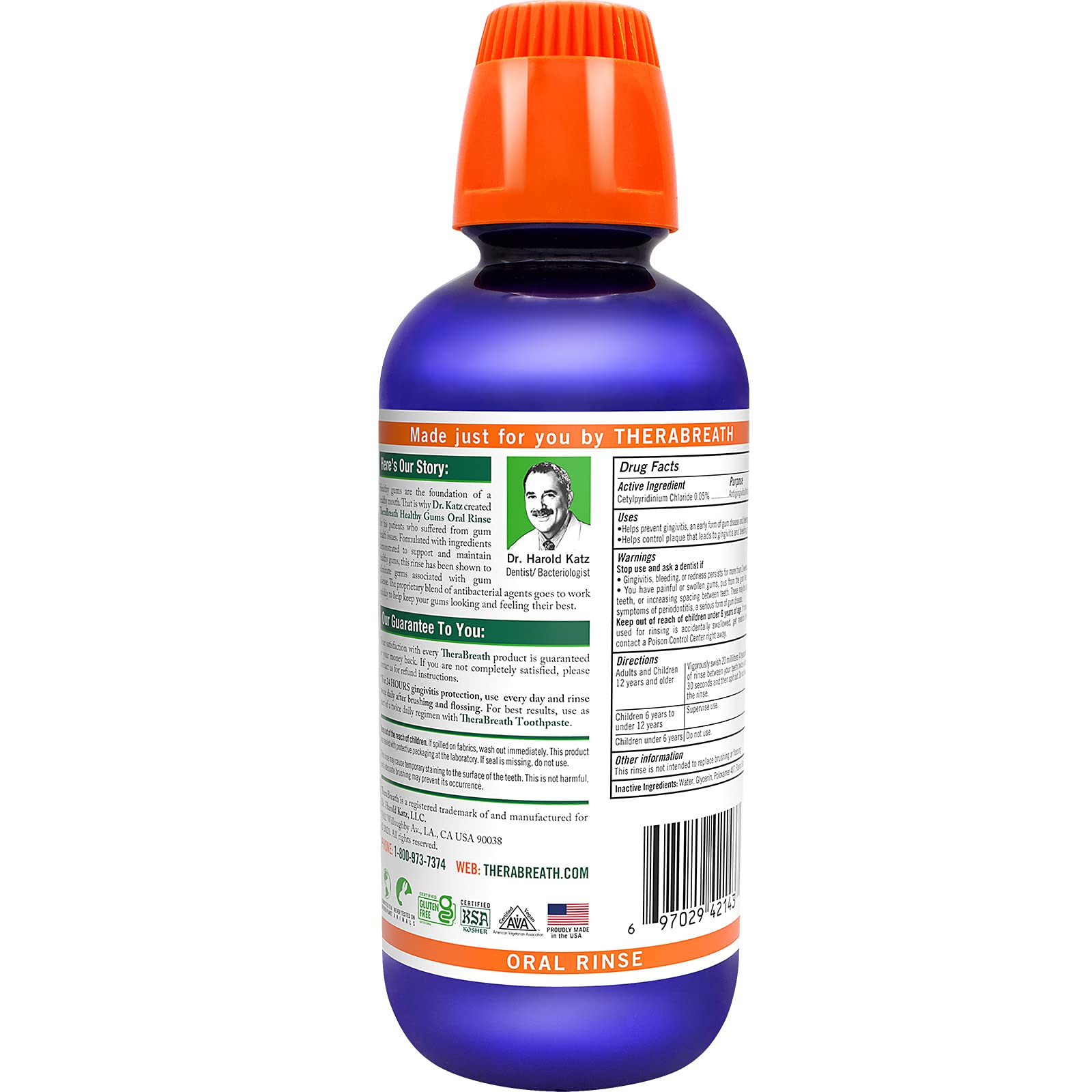 TheraBreath Healthy Gums Periodontist Formulated 24Hour Oral Rinse