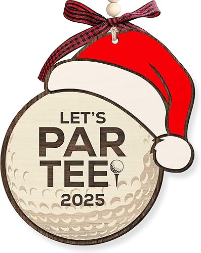 Miniatura 10 de Adornos de golf para árbol de Navidad - Adorno de Navidad de golf 2025 - Regalos para amantes del golf para hombres, mujeres - Bolas de golf Golf