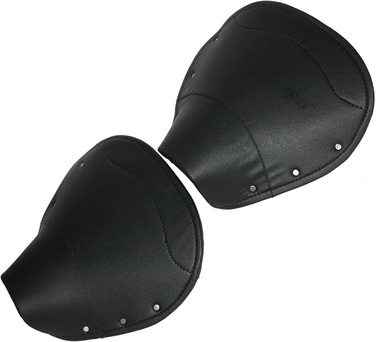 Front & Rear Saddle Seat Cover Set Black Lambretta Li Series 1 2 3 Scooters