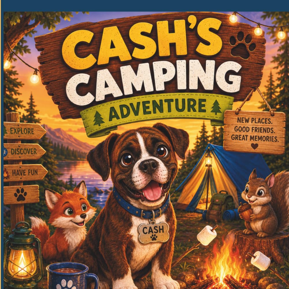 Cash’s Camping Adventure!: A Cozy Outdoor Coloring Adventure for Kids (Cash’s Adventures)