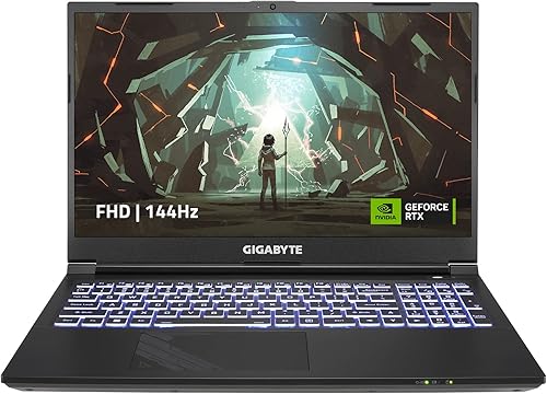 GIGABYTE G5 KF 15.6" FHD 1920x1080 144Hz, NVIDIA GeForce RTX 4060 GPU, Intel Core i5-12500H, 8GB DDR4 RAM, 512G SSD, Win11 Home (G5 KF-E3US33SH)