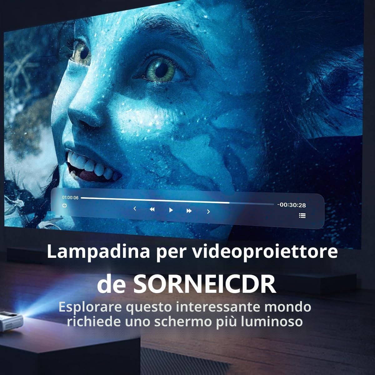 UHP 190/160W 0.8 E20.9 Lampada proiettore di ricambio per PHILIPS Videoproiettore