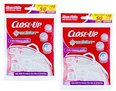 Close-Up Precision Floss Picks w Flouridex Thread 60 Count Pack of 2 120 Flossers by Close-Up