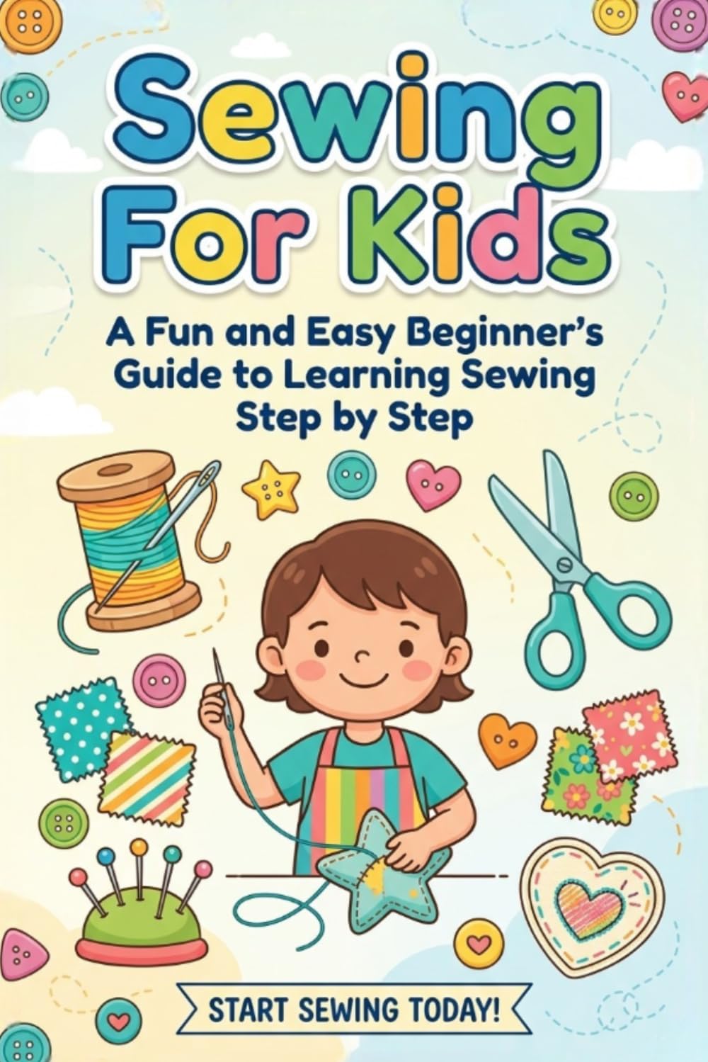 Sewing For Kids: A Fun and Easy Beginner’s Guide to Learn Sewing Skills with Simple Projects for Kids