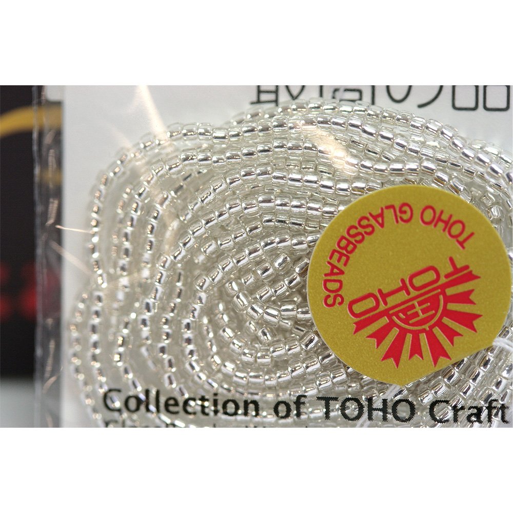 Amazon | TOHO 特小ビーズ 糸通しビーズ 外径約1.5mm 1m入り No.21