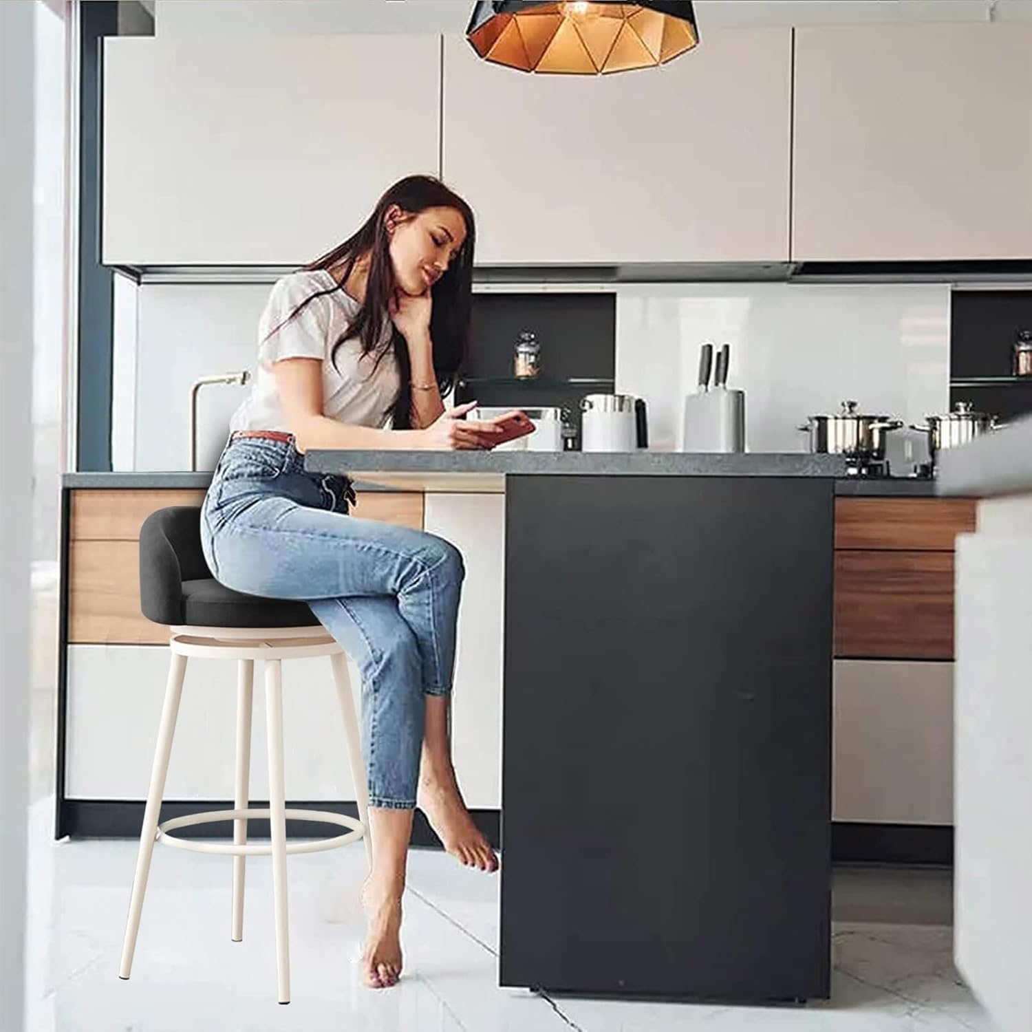 ZARA バースツール 回転式ウッド&メタル 回転式ウッド&メタル バー ZARA バースツール 回転式ウッド&メタル 回転式ウッド&メタル バー