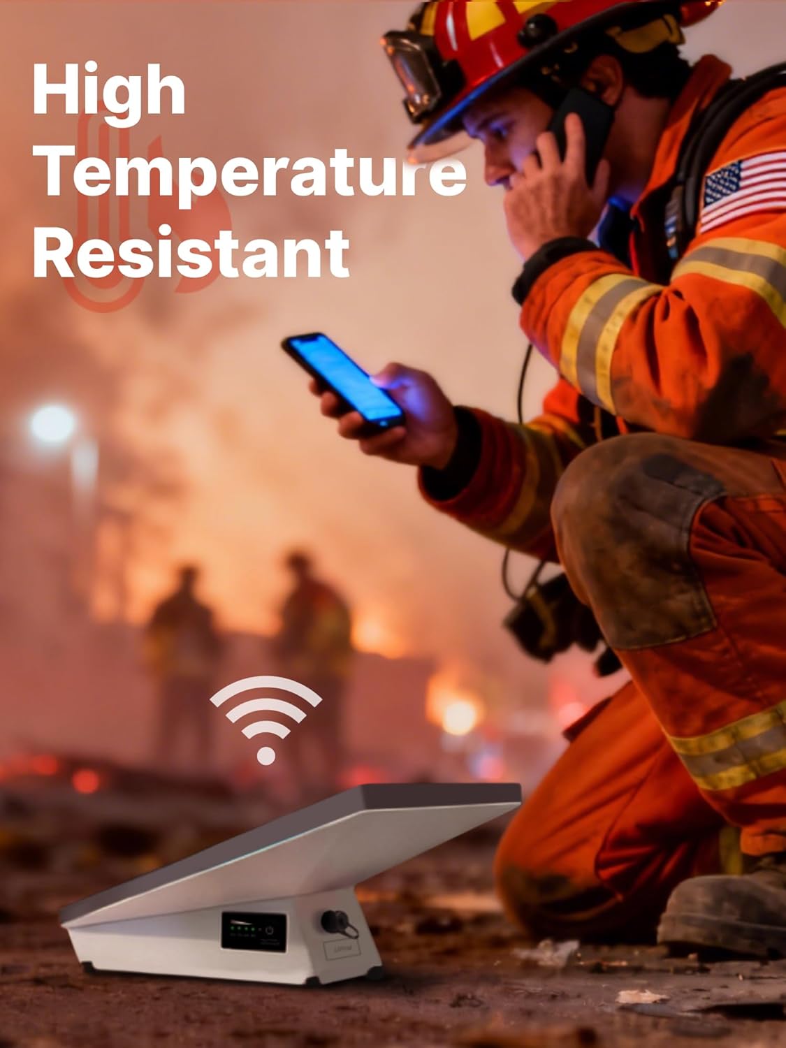 LiFirst® 99Wh Travel Battery for Starlink Mini, Air Travel Safe Lightweight Backup Power Supply with 5-Hour Runtime, Solar-Ready Portable Power Pack (White, 99Wh)