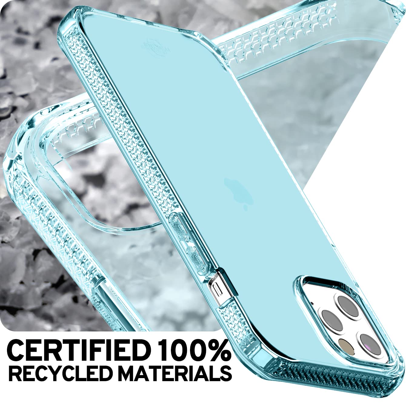 Coque et étui téléphone mobile Itskins Coque Renforcée Supreme R Clear MagSafe pour iPhone 15