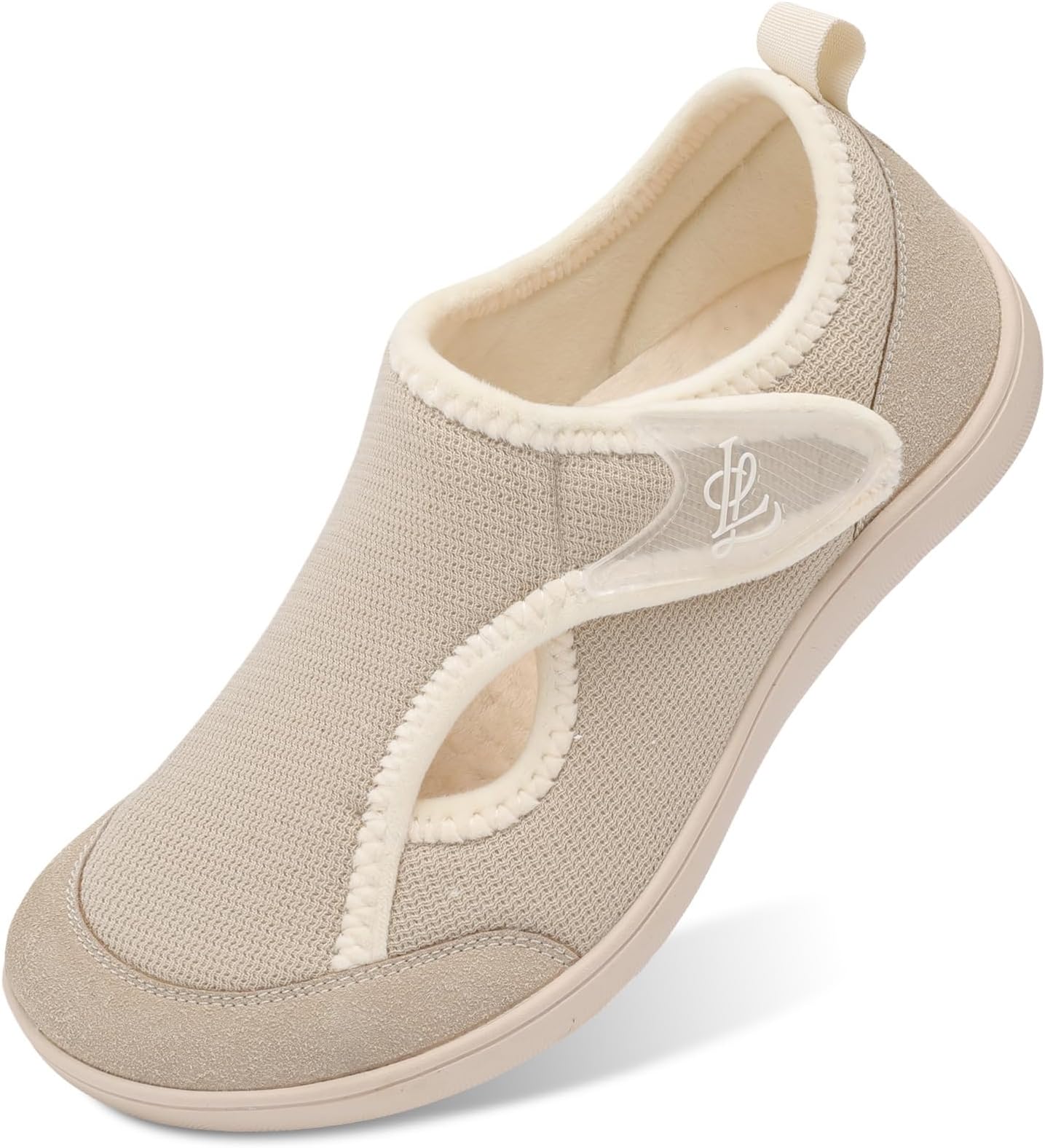 Womens Slippers Wide Diabetic Shoes Adjustable Arthritis Edema House Shoes Indoor Outdoor Slippers