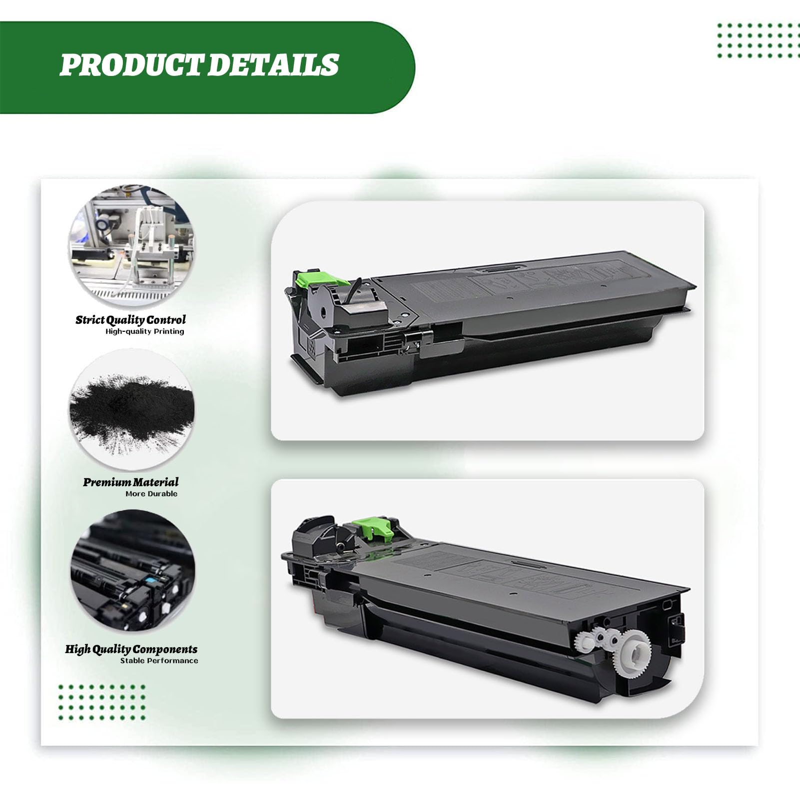 PuCio MX-235GT MX235GT Cartuccia Toner Ad Alta capacità Compatibile per Sharp AR-5618 AR-5618D AR-5618n AR-5620 AR-5620D AR-5620n AR-5623 AR-5623D AR-5623n MX-M182 1 Pack