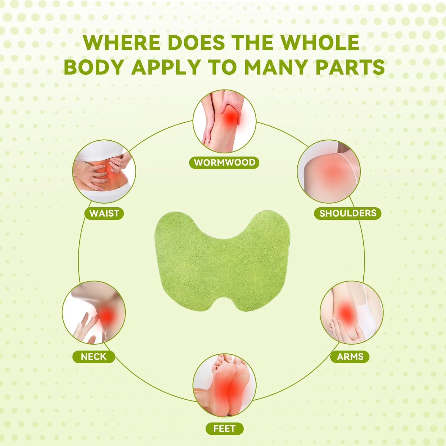 FIIL 36 PCS Knee Patches Heat Patches for Joint Back Shoulder Neck Warming Herbal Patches for Knee Patch Wormwood Extract Sticker for Knee for 8 Hours for Knees Back Neck Shoulder image 5 of 9 B0D8RTY3C4