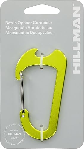 Miniatura 2 de Hillman 713136 Llavero multiherramienta con mosquetón y abridor de botellas, paquete de 3