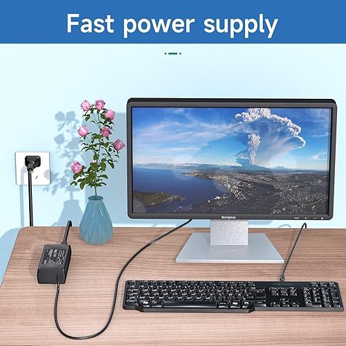 Miniatura 4 de Syfrufo Cable de alimentación de 19 V compatible con Westinghouse TV 24 32 40 42 46 pulgadas, cargador para LD-2480, LD-3255VX, LD-4255VX, LD-4680,